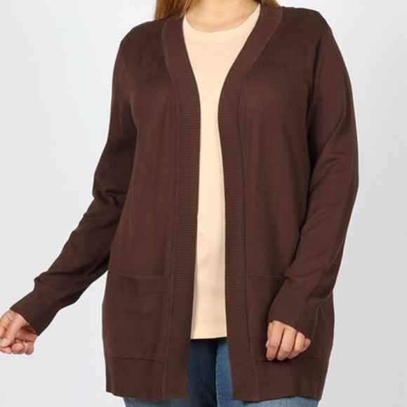 Zenana Outfitters Sweaters Brown Cardigan Poshmark